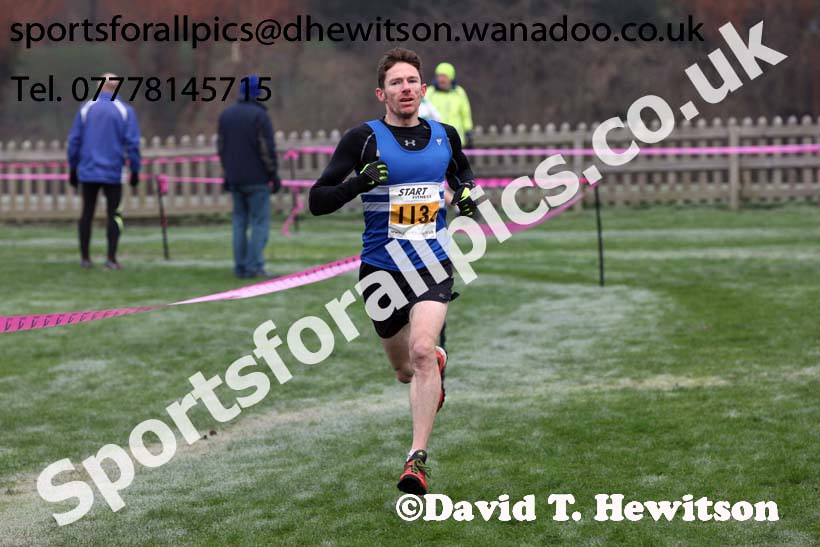 Veterans race, Durham Cathedral Cross Country Relays. Photo: David T. Hewitson/Sports for All Pics